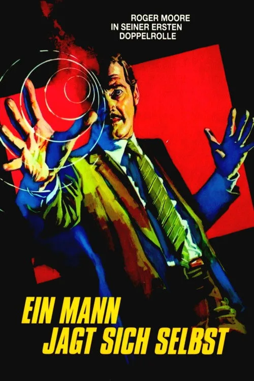 Poster: Ein Mann jagt sich selbst