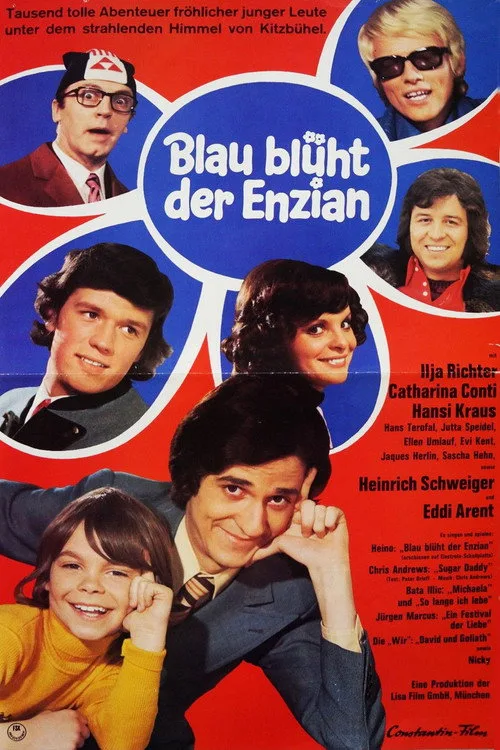 Poster: Blau blüht der Enzian
