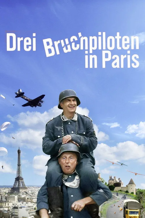 Poster: Drei Bruchpiloten in Paris