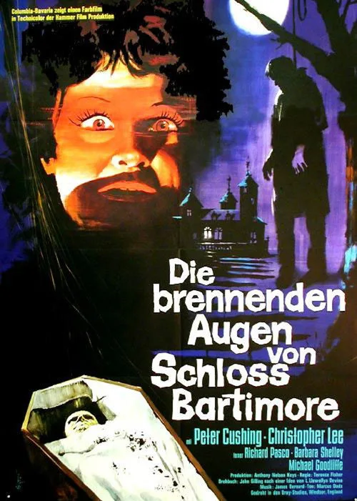 Poster: Die brennenden Augen von Schloss Bartimore