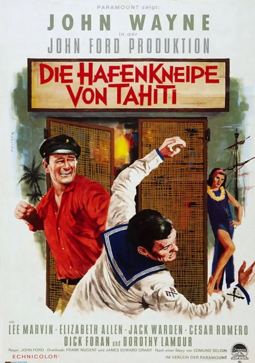 Poster: Die Hafenkneipe von Tahiti
