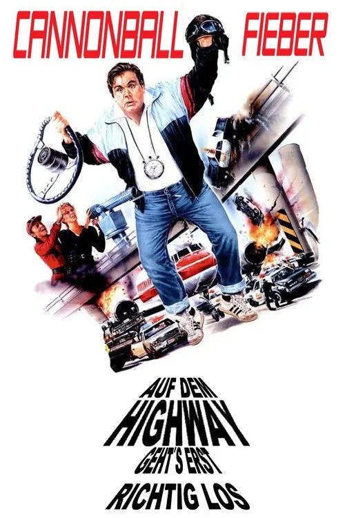 Poster: Cannonball-Fieber  - Auf dem Highway geht’s erst richtig los
